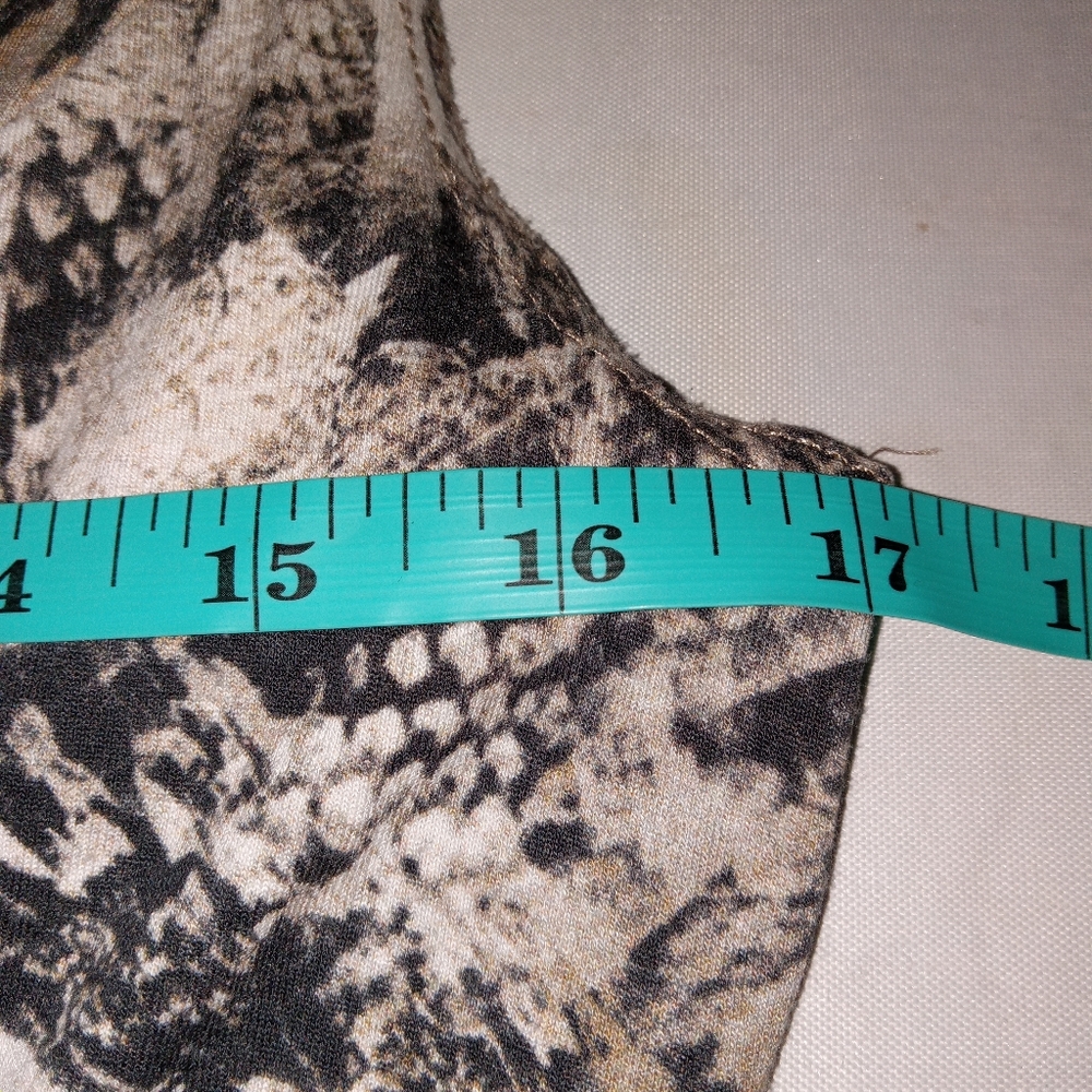Joseph Ribkoff Snake Print Knee Length Sleeveless Dress 8 - Picture 7 of 8